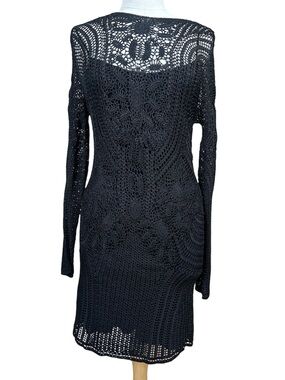 ralph lauren black label lace dress Ralph Lauren Women's Black Label White Lace Crochet Mini Dress Top Ruffle SZ 10